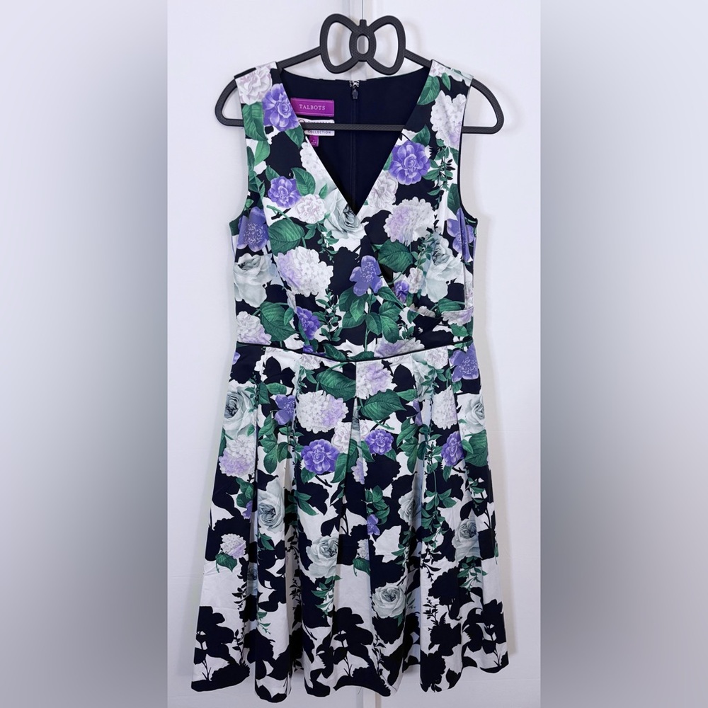 Talbots Oprah Magazine Collection Floral Spring Dress Size 2